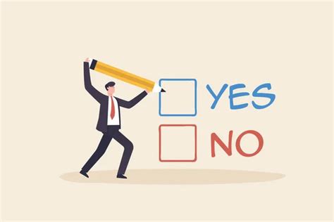 yes or no decider type in question.